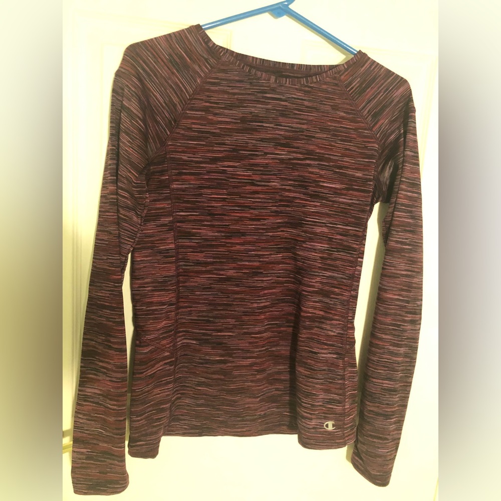 Champion Insulating Super Soft Base Layer in Purple Heather w/ Thumb Inserts